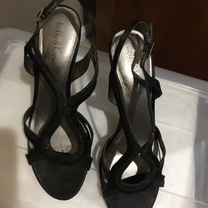 Kelly & Katie black heels